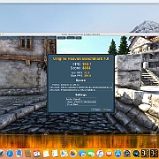 Screen Shot 2017-10-19 at 18.01.59  Test karty graficzbej NVidia Geforce GTX 1080 8 GB programem Unigine Heaven Benchmark 4.0. Ustawienia 1280x720 Basic. System MacOS High Sierra 10.13